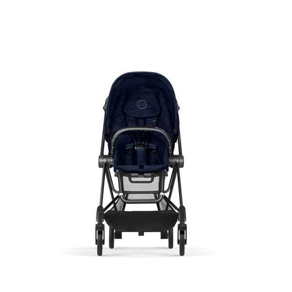 Cybex Mios Gestell (Matt Black) / Sitzbezug (Rebellious Luxury Denim Blue)