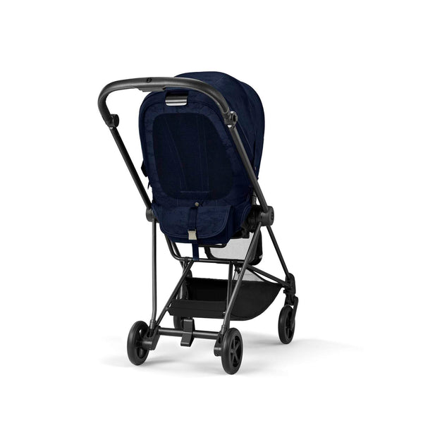 Cybex Mios Gestell (Matt Black) / Sitzbezug (Rebellious Luxury Denim Blue)