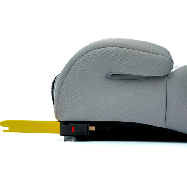 Fillikid Sitzerhöhung Flip Deluxe mit verlängerbarer Isofix i-size grau