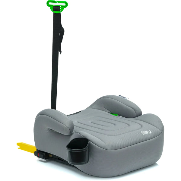 Fillikid Sitzerhöhung Flip Deluxe mit verlängerbarer Isofix i-size grün