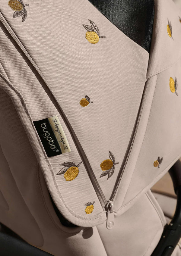Bugaboo Sonnendach 'Fox 5 Renew x Konges Sløjd' Wüstentaupe / Lemon
