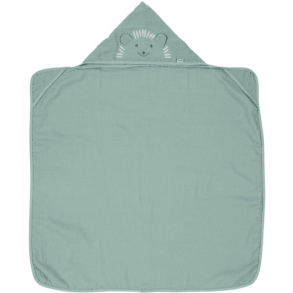 Sterntaler Kapuzenhandtuch Igel grün, 80x80cm