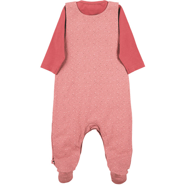 Sterntaler Strampler-Set Jersey Emmily Hellrot / Größe 56