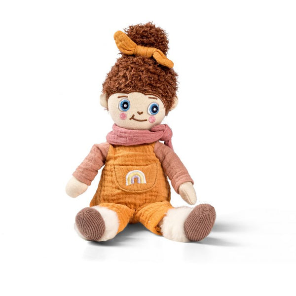 Fellhof Stoffpuppe Grünschnabel Hannah