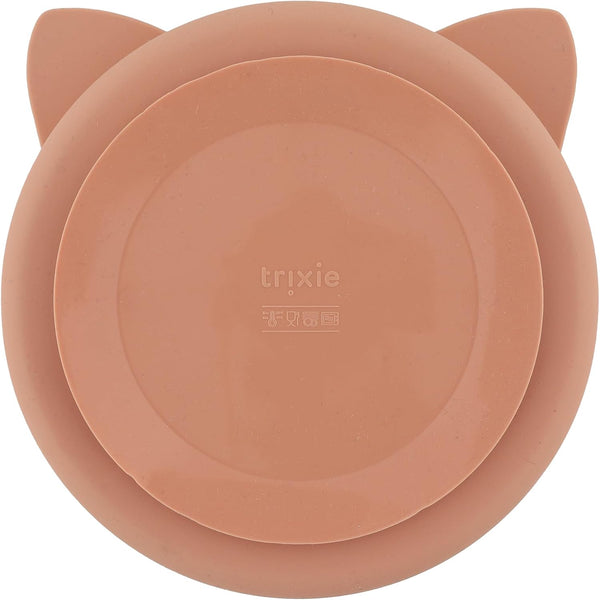 Trixie Silikonunterteilter Saugnapfteller - Frau Katze