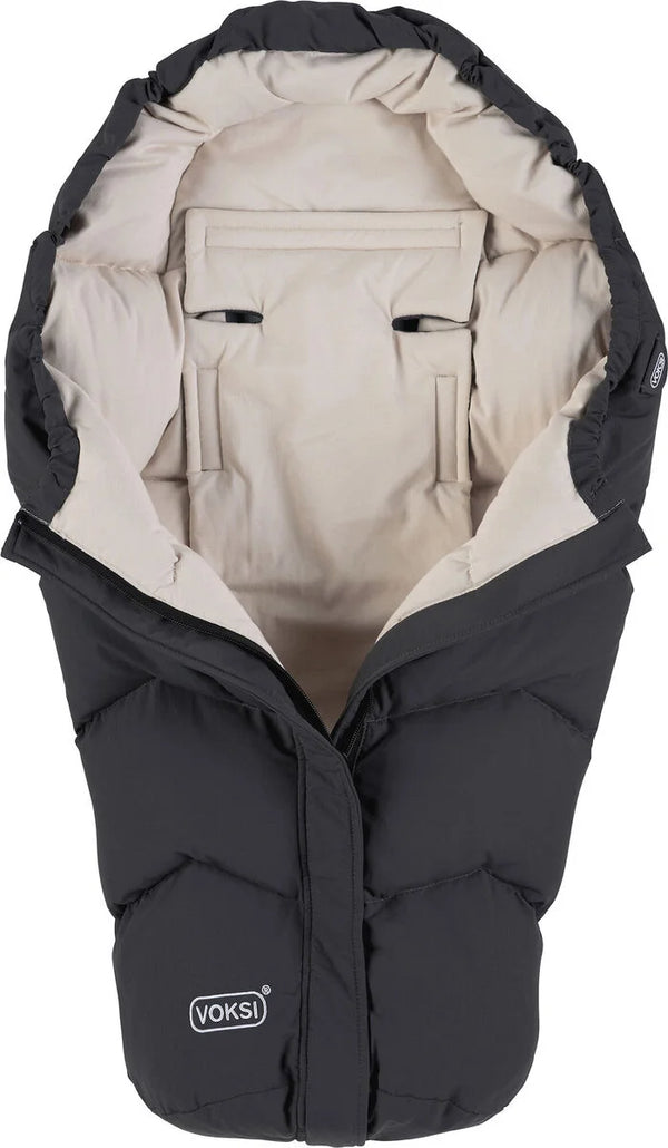 Voksi Move Fußsack - Grey Cream