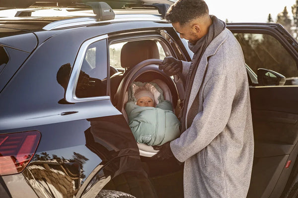 Voksi Move Fußsack - Grey Cream