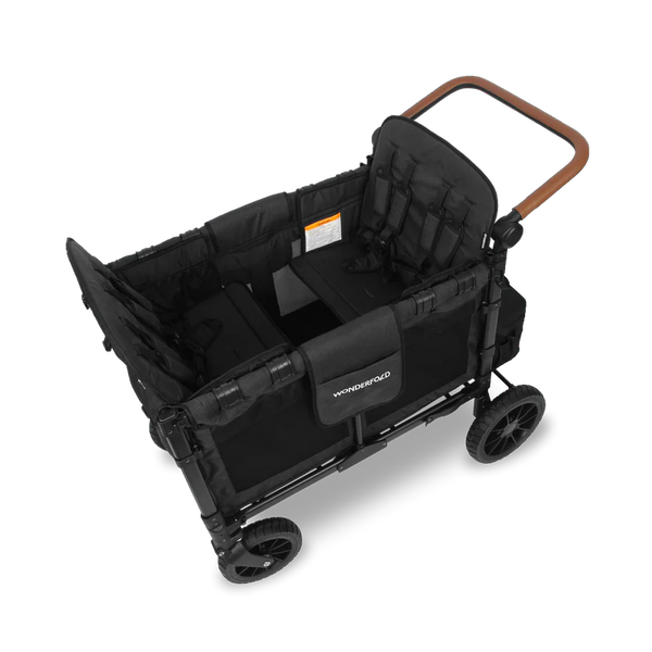 Wonderfold W4 Luxe Kinderwagen Black (4 Sitzer)