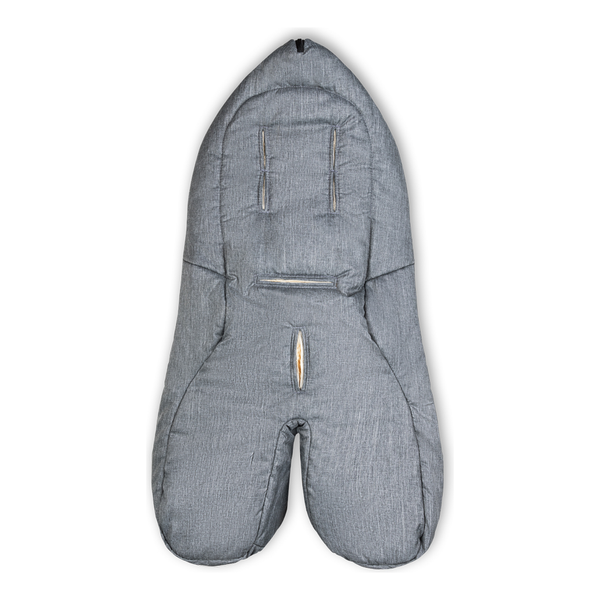 Werner Christ Warth Lammfellfußsack Grau Meliert