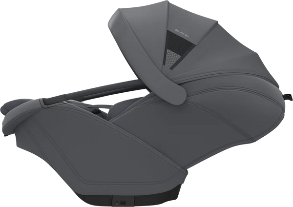 Maxi Cosi Coral Slide Pro i-Size Babyschale Moon Graphite + Family Fix Slide Tech Pro