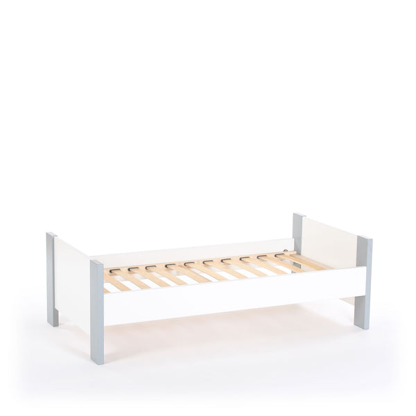 Babybay Kinder-, Baby- und Beistellbett All in One 70x140,hellgrau/ weiß lackiert + Matratze (Kopie)