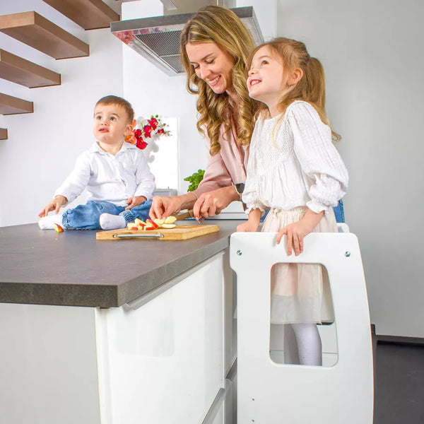 BabyBay Lernturm Natur lackiert