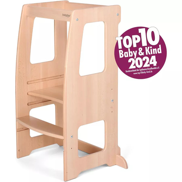 BabyBay Lernturm Natur lackiert