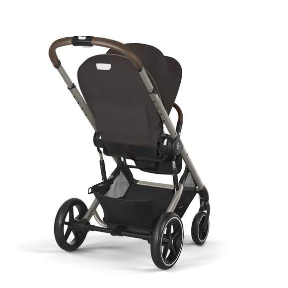 Cybex Balios S Lux Set Chocolate Brown (Gestell Taupe)