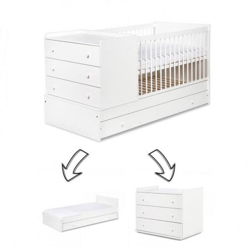 Bett mit Kommode 97x175x87 cm