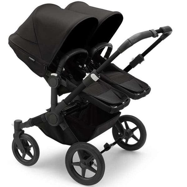 Bugaboo Donkey 5 Duo Mineral Gestell  (Schwarz) / Stoff (Taupe) /Dach (Taupe)