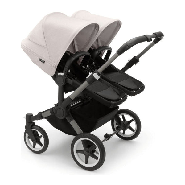 Bugaboo Donkey 5 Duo Gestell (Graphit) / Stoff (Mitternachtsschwarz) /Dach (Reinweiß)