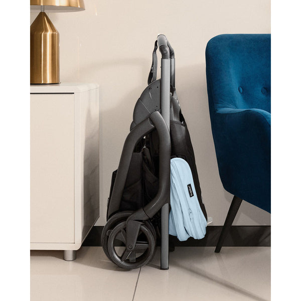 Bugaboo Dragonfly Black/Grau Meliert/Morning Red