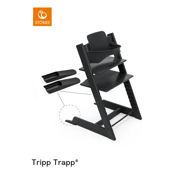 Stokke Tripp Trapp Black + BabySet + Tray
