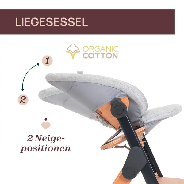 Chicco Hochstuhl Meraviglia Buche/Black 4in1