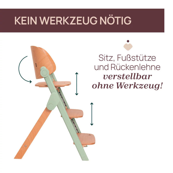 Chicco Hochstuhl Meraviglia Buche/Green 4in1