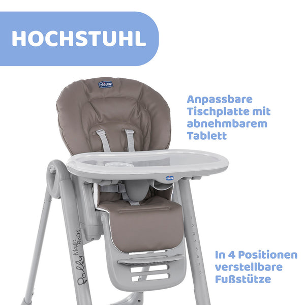 Chicco Hochstuhl Meraviglia Buche/White 4in1
