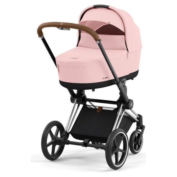 Cybex Priam Set Gestell (Chrome Brown) /Stoff (Peach Pink)
