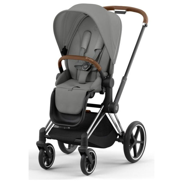 Cybex Priam Set Gestell (Chrome Brown) /Stoff (Mirage Grey)