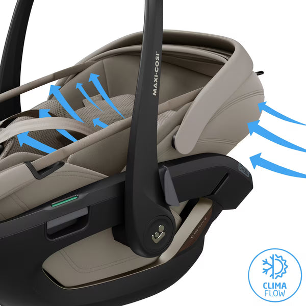 Maxi Cosi Coral Slide Pro i-Size Babyschale Sapphire Sand