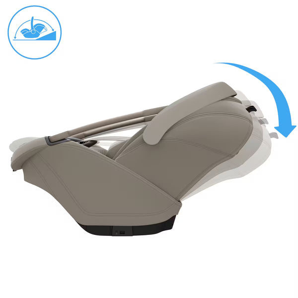 Maxi Cosi Coral Slide Pro i-Size Babyschale Sapphire Sand