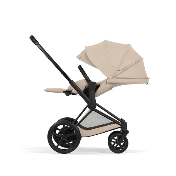 Cybex E-Priam 5.0 Comfort Black / Cozy Beige