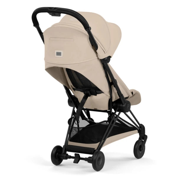 Cybex Coya mit faltbarer Babywanne - Matt Black / Cosy Beige