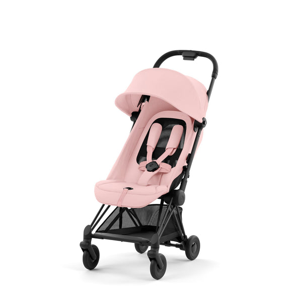Cybex Coya Peach Pink Gestell Matt Black