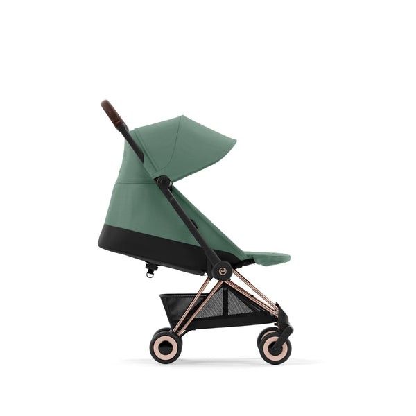 Cybex Coya Leaf Green Gestell Rosegold