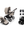 Bugaboo Fox 5 Gestell (Black) / Bezug (Desert Taupe) / Dach (Desert Taupe) 3in1 Set ink. Pebble 360 Pro2