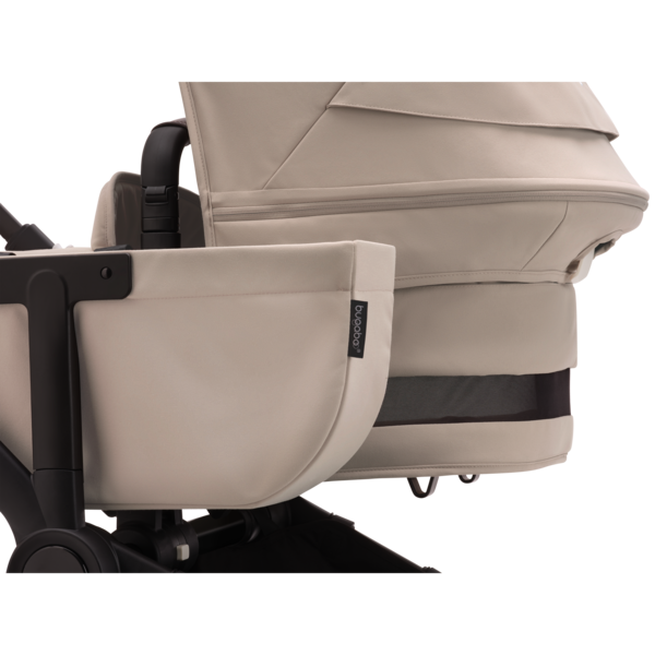 Bugaboo Donkey 5 Twin Gestell (Black) / Stoff (Desert Taupe) / Dach (Desert Taupe) All-in-One Set