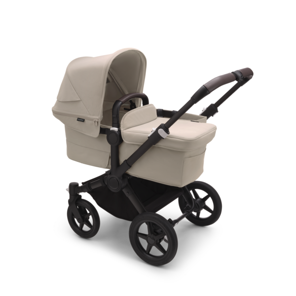 Bugaboo Donkey 5 Twin Gestell (Black) / Stoff (Desert Taupe) / Dach (Desert Taupe)