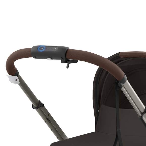 Cybex e-Gazelle S (Taupe Rahmen) Chocolate Brown + Wanne