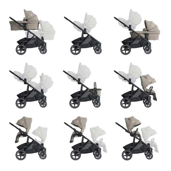 Joie Signature Versiti Kombi- & Geschwisterwagen Sandstone