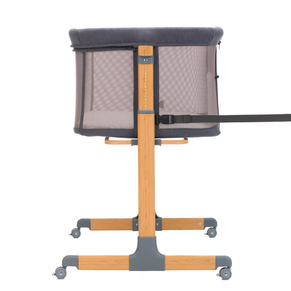 Fillikid Beistellbett Grau / Natur