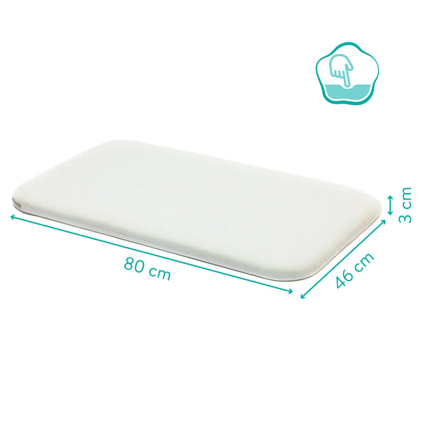 Fillikid Beistellbett Grau / Natur