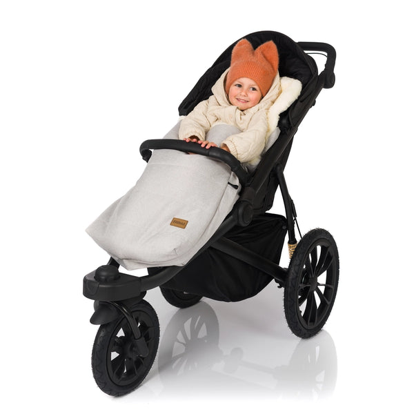 Fußsack Bernina Lammfell Style Champagner