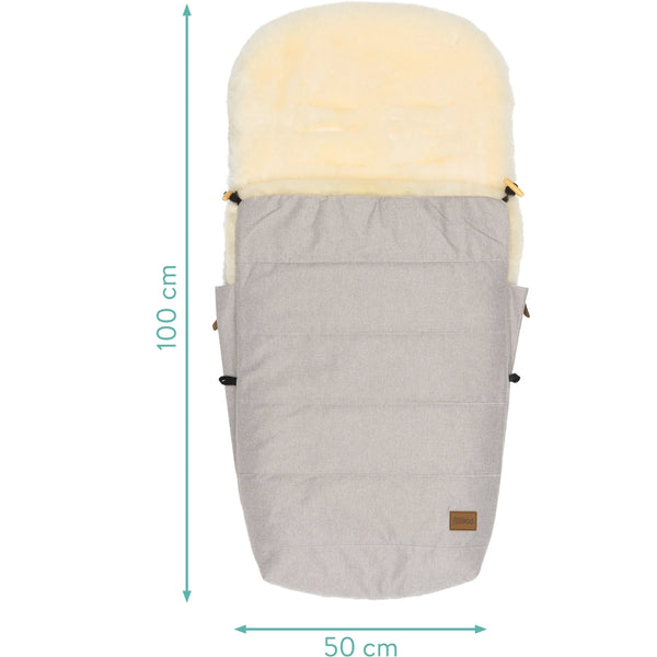 Fußsack Bernina Lammfell Style Champagner