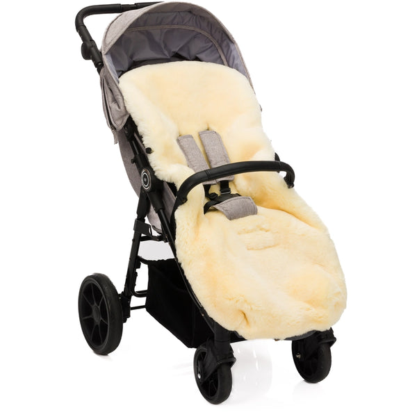 Fußsack Bernina Lammfell Style Champagner