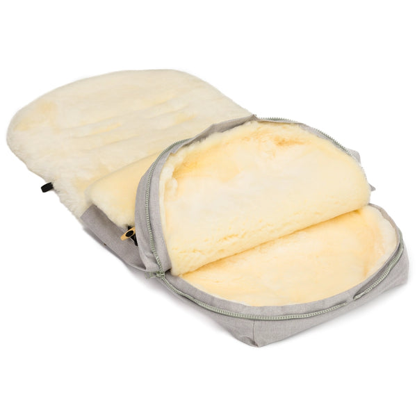 Fußsack Bernina Lammfell Style Champagner