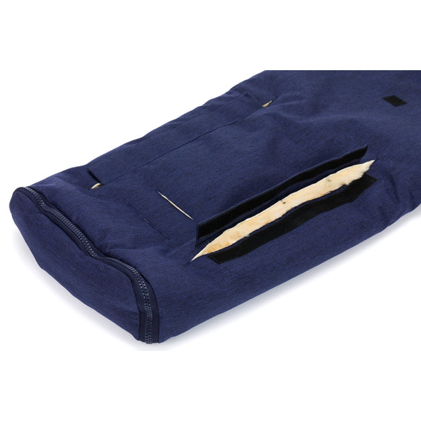 Fußsack Pamir für Babyschale Echtfell Schwarz