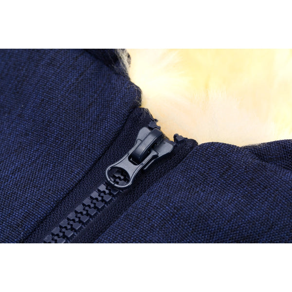 Fußsack Pamir für Babyschale Echtfell Schwarz