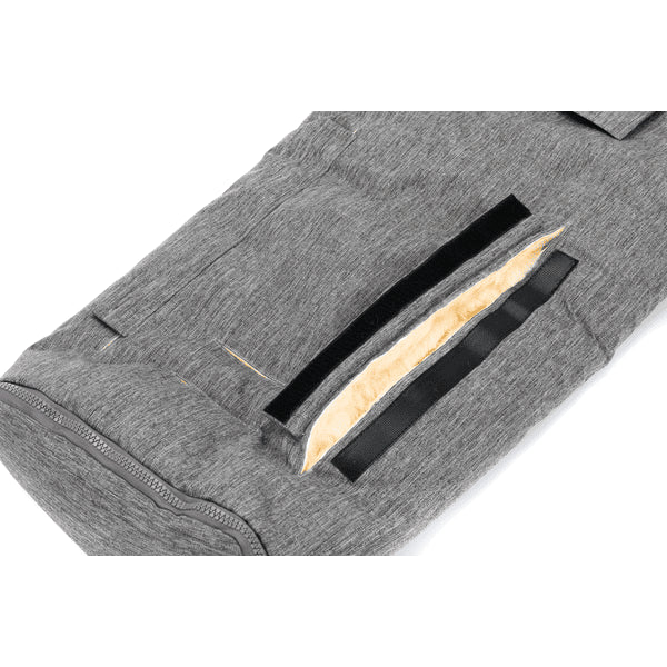 Fußsack Pamir für Babyschale Echtfell Hellgrau Melange