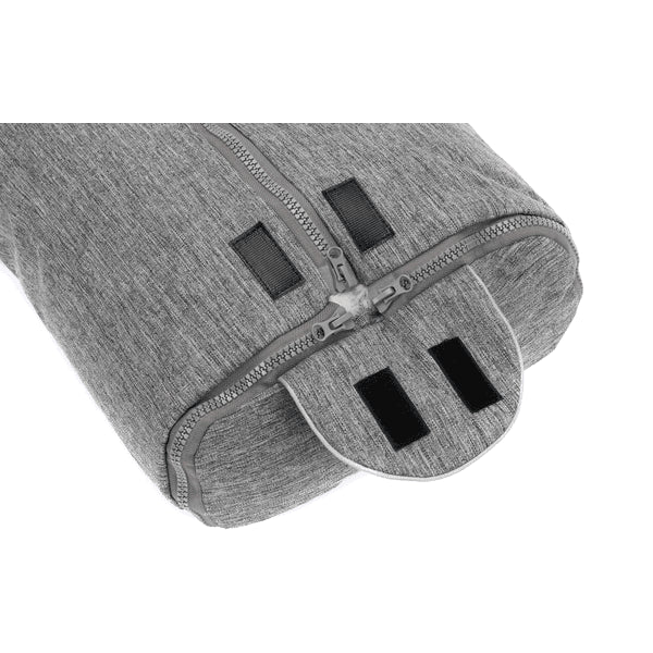 Fußsack Pamir für Babyschale Echtfell Hellgrau Melange