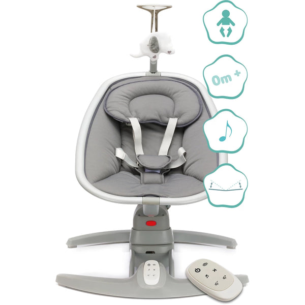 Fillikid elektrische Babywippe Mimi grau